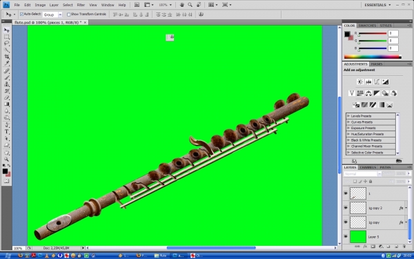 Creation of Rusty Flute: Step 6